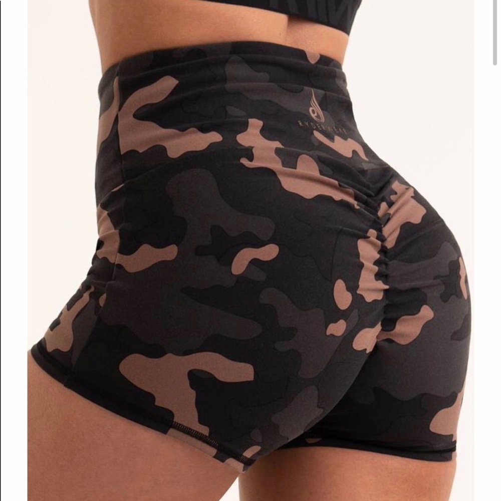 Ryderwear Camo Scrunch Bum Shorts
